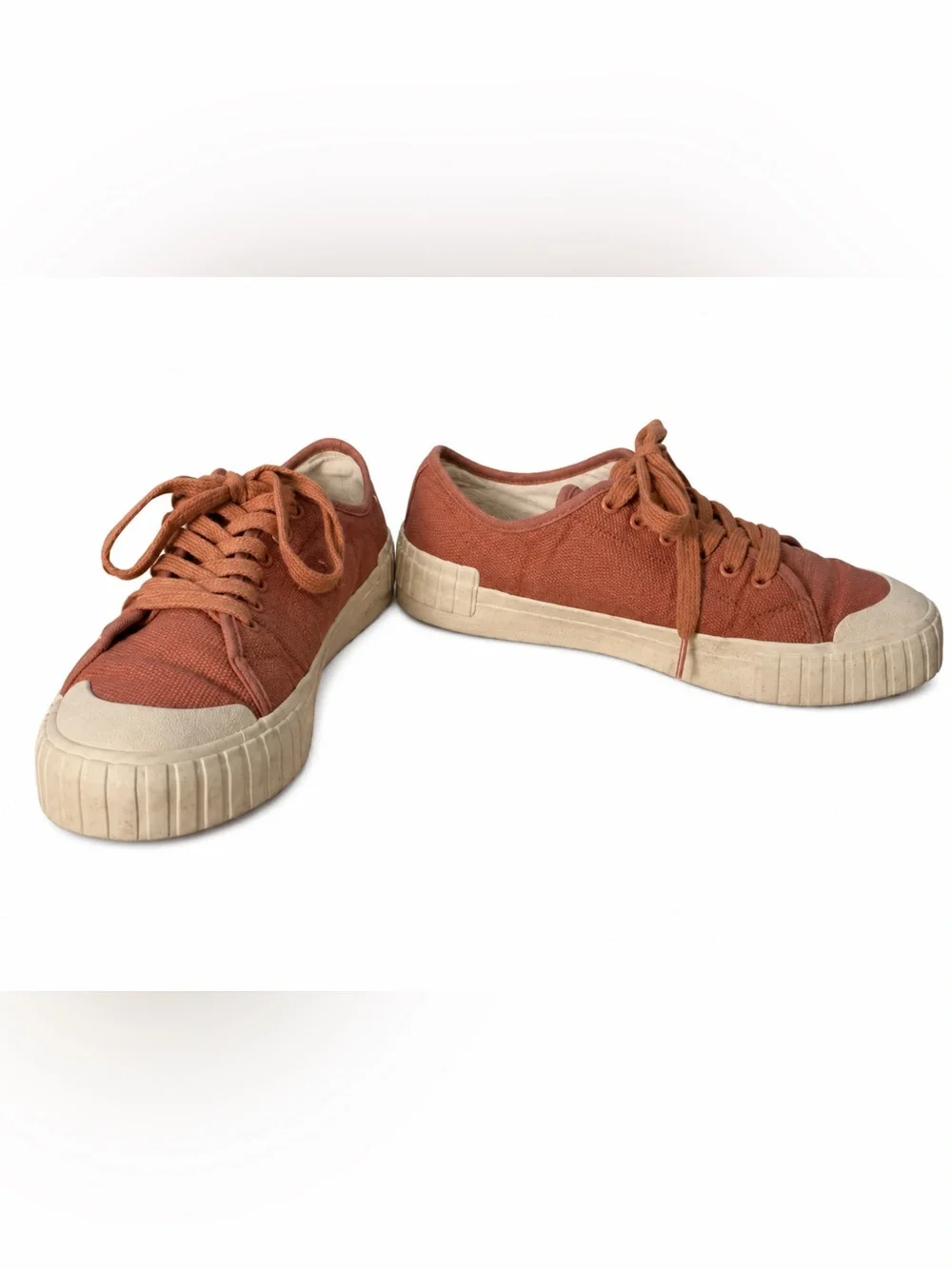 Taos One Vision Canvas Sneakers Clay Terracotta Comfort Shoes Women’s 7.5